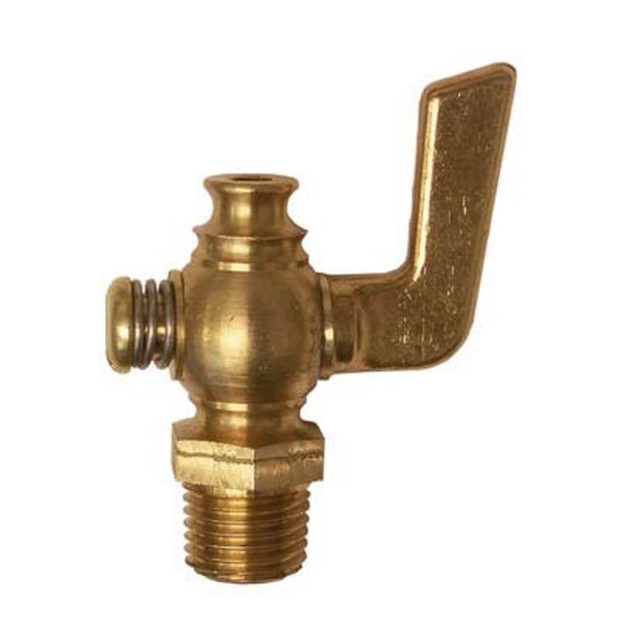Petcock – 1/4" NPT Brass Drain Valve for Industrial Tanks & Equipment