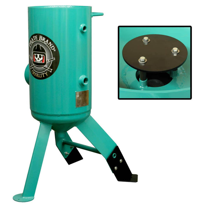 3.0 Cu Ft Stationary Blast Pot – 150 PSI Abrasive Blasting Vessel – 16" Dia w/ Umbrella, Handway & Pop-Up – Replaces Clemco 09909
