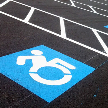 Accessible Icon Handicap Stencil