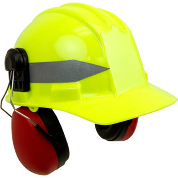 Bullard Helmet Earmuffs – Slot-Mounted Hearing Protection, NRR 28 dB, Soft Foam Cushions, Fits Bullard C30 / S51 / S61 / S62 (Hard Hat Not Included)