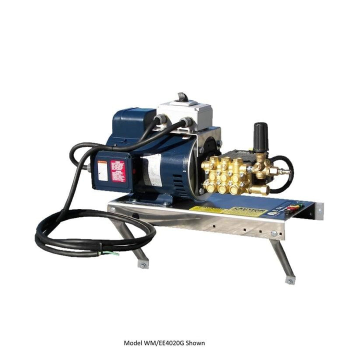Pressure-Pro WM/EE4020G Electric Pressure Washer – 4.0 GPM @ 2000 PSI, 6.0 HP, 230V Single Phase, GP EZ2542EL Pump