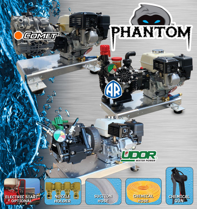 S-11030HU Skid Sprayer – 10.5 GPM @ 300 PSI – Honda GX200 – Udor Zeta 40P – Bare Unit