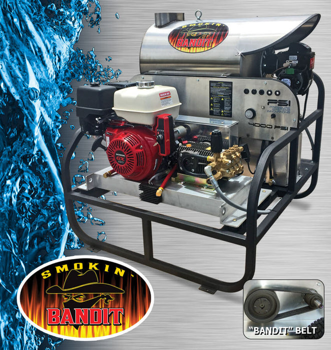 B-SH1035HC Smokin’ Hot Bandit Pressure Washer – 10 GPM @ 3500 PSI – Honda GX800I – Comet PS8010 Pump